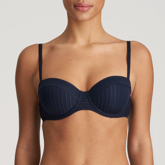 Marie Jo Tokuda voorgevormde balconette bh velvet blue - Lingerie Valentijn