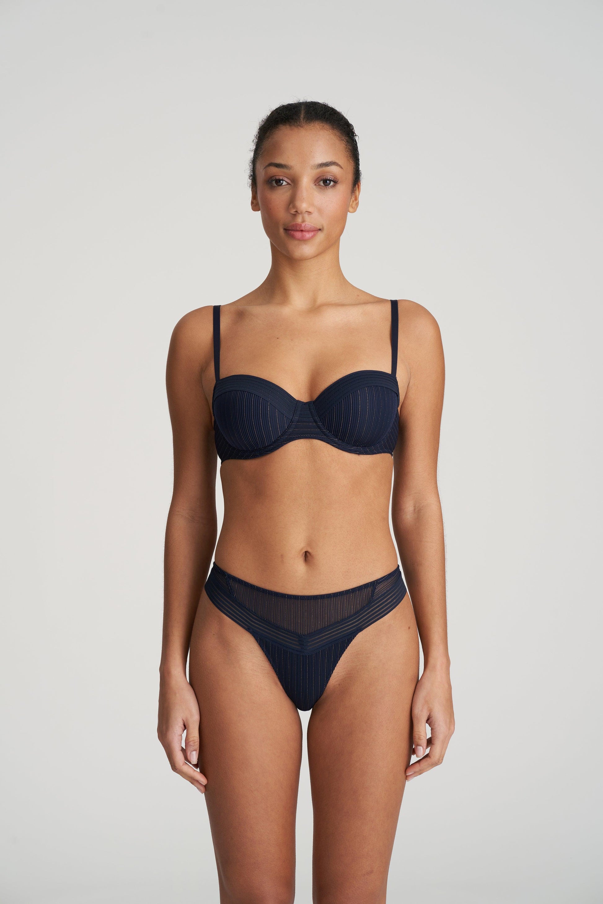 Marie Jo Tokuda voorgevormde balconette bh velvet blue - Lingerie Valentijn