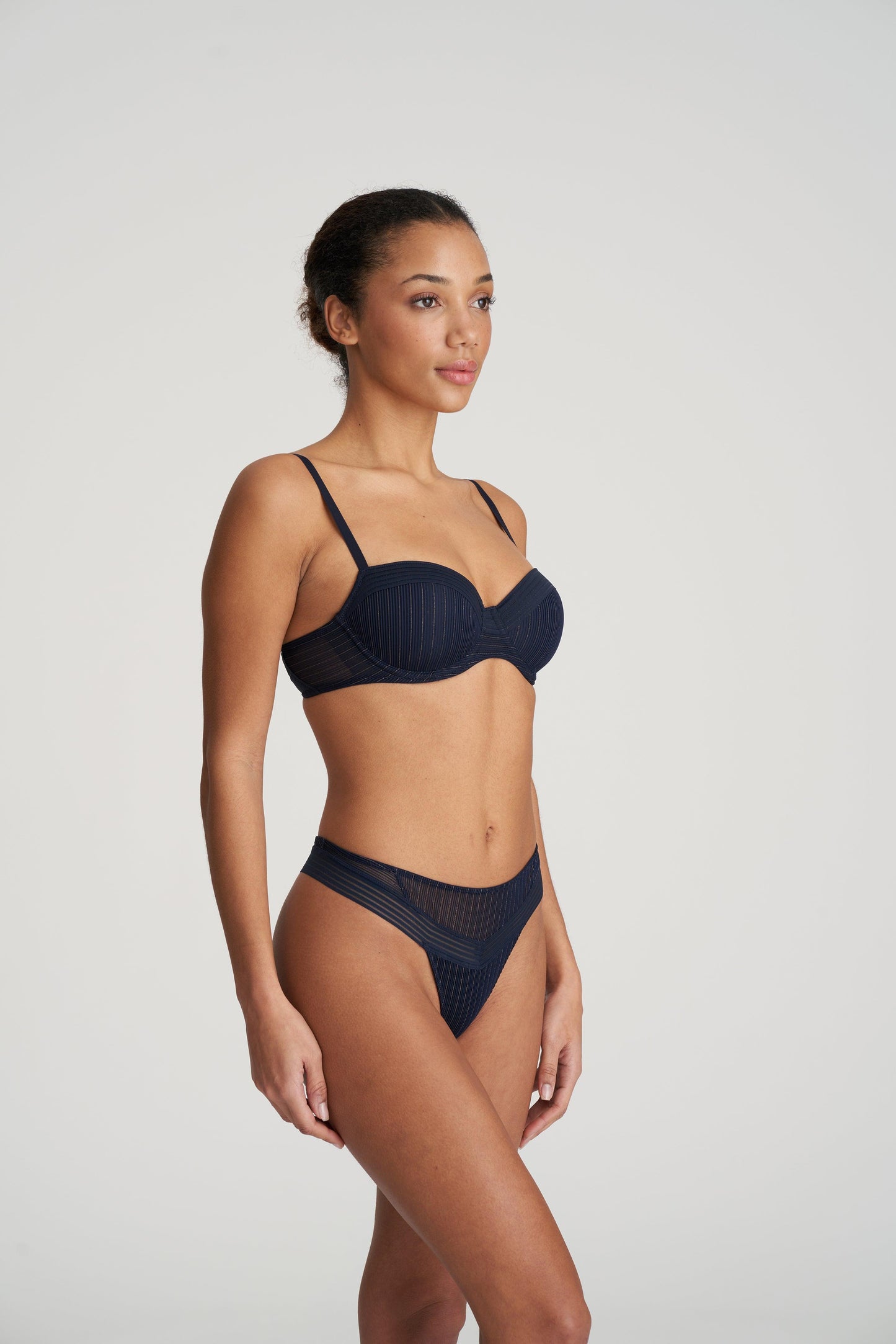 Marie Jo Tokuda voorgevormde balconette bh velvet blue - Lingerie Valentijn