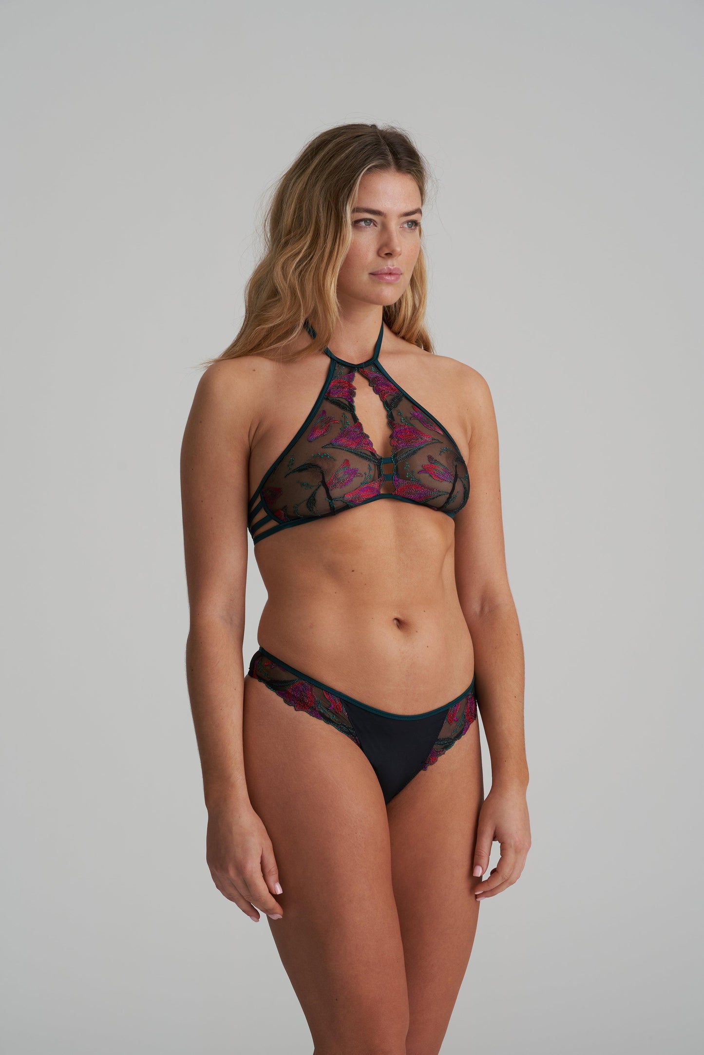 Marie Jo Yoly string jewel green - Lingerie Valentijn