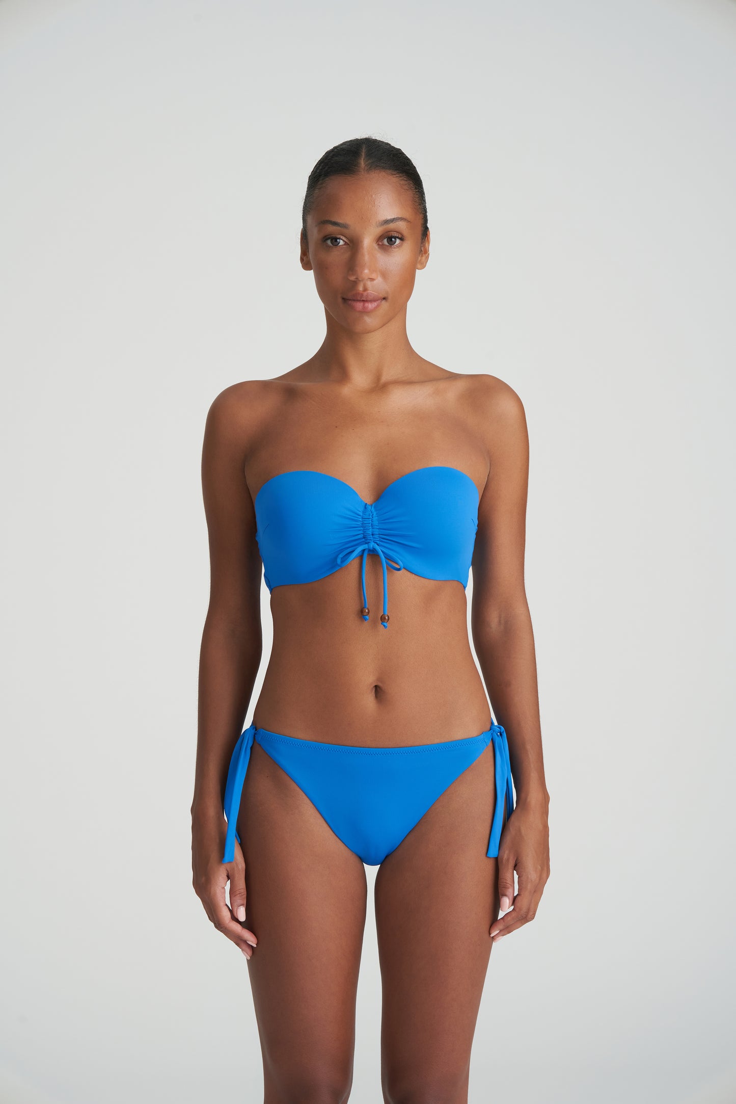 Marie Jo Swim Flidais bikini heupslip met koordjes mistral blauw