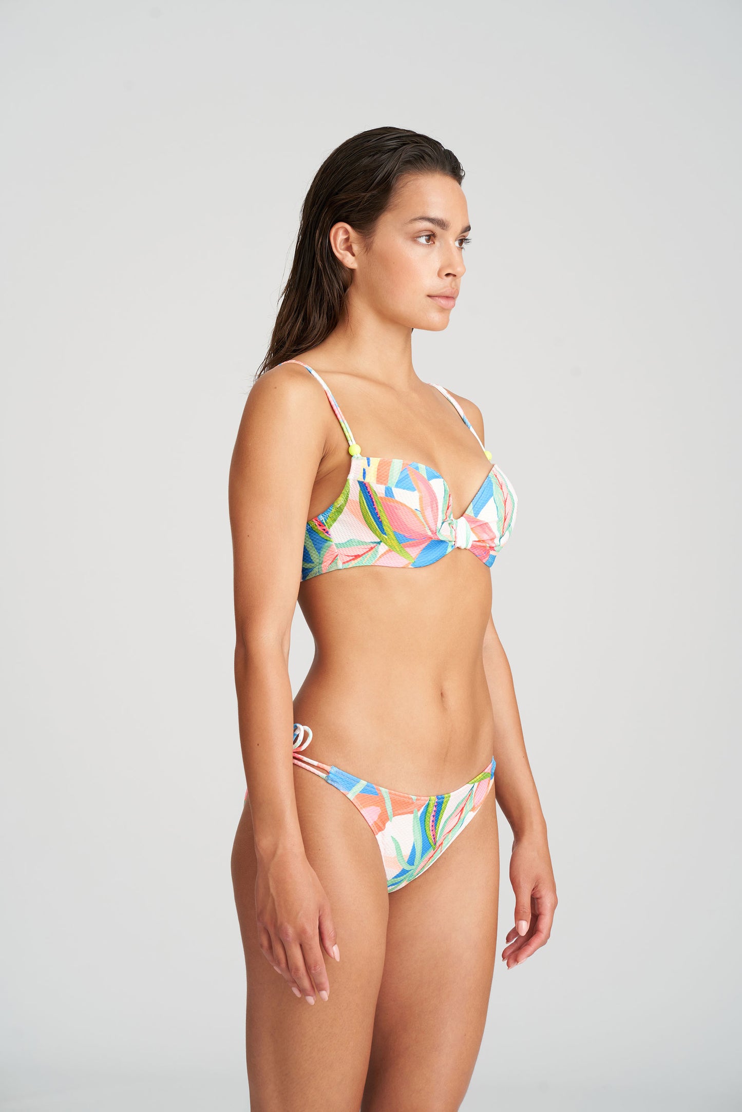 Marie Jo Swim Tarifa voorgevormde plunge bikinitop Tropical blossom