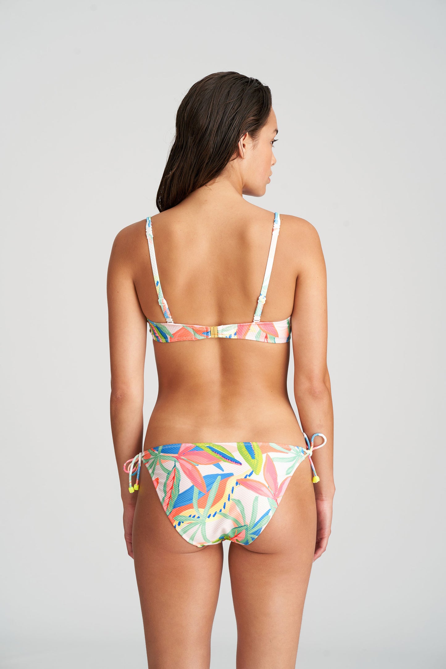 Marie Jo Swim Tarifa voorgevormde plunge bikinitop Tropical blossom
