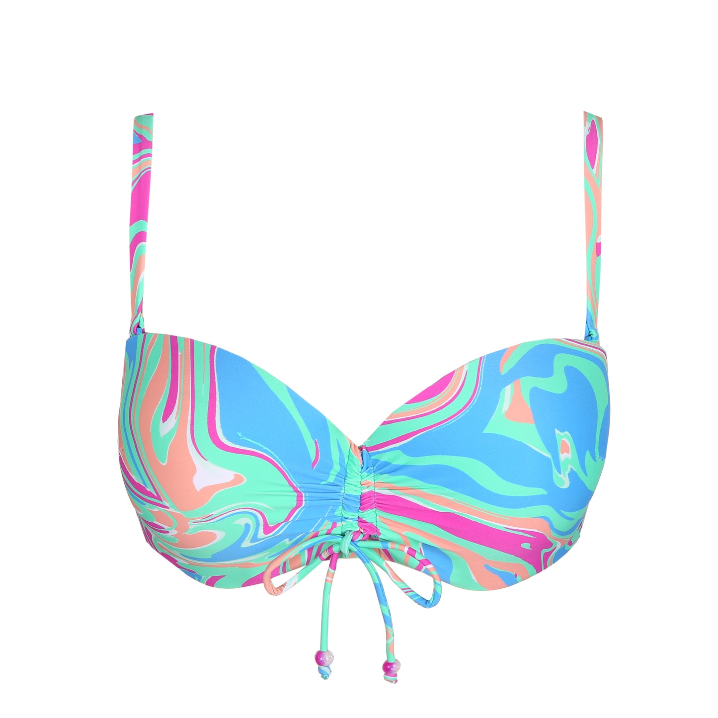 Marie Jo Swim Arubani voorgevormde bikini strapless Ocean Swirl