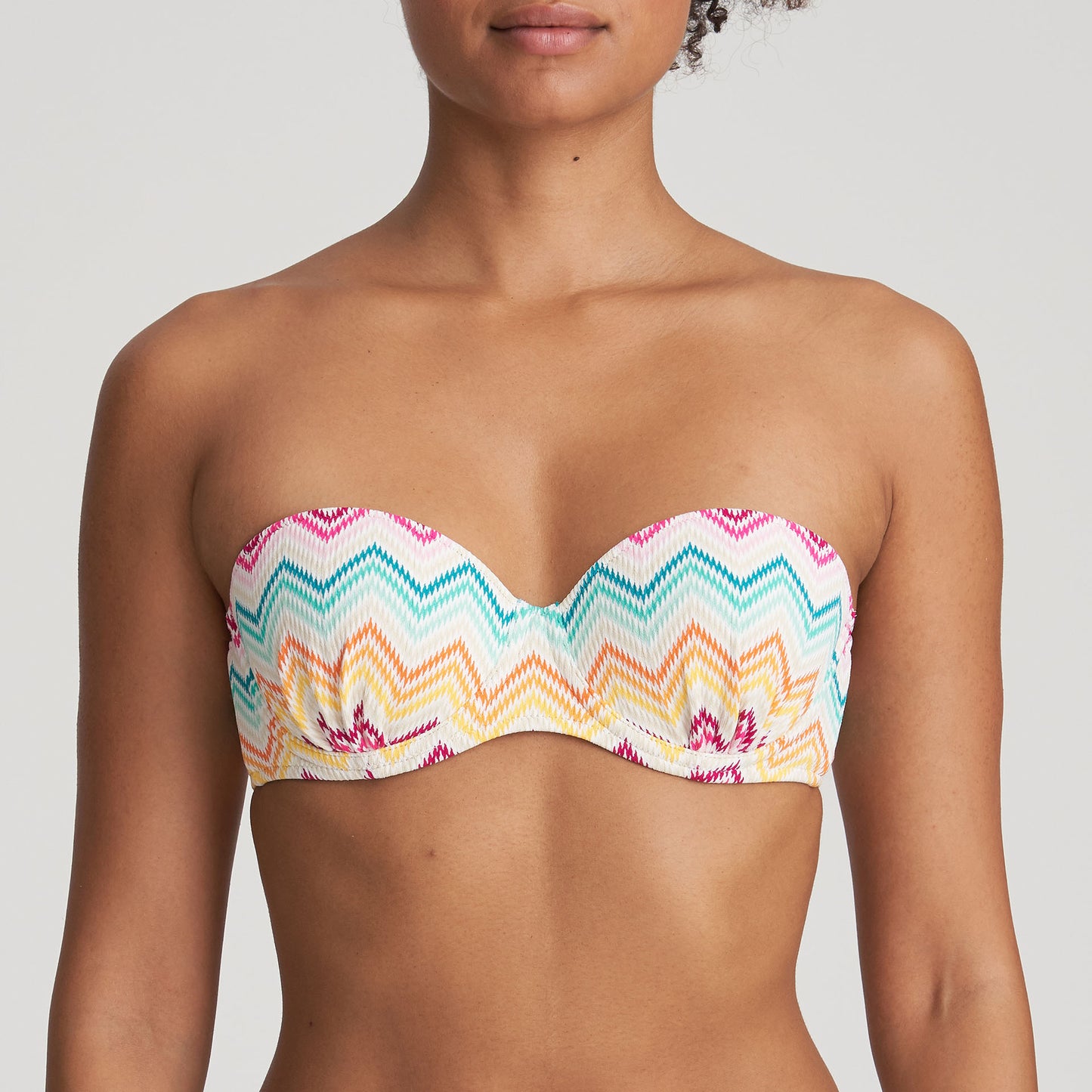 Marie Jo Swim Camila voorgevormde bikini strapless rainbow