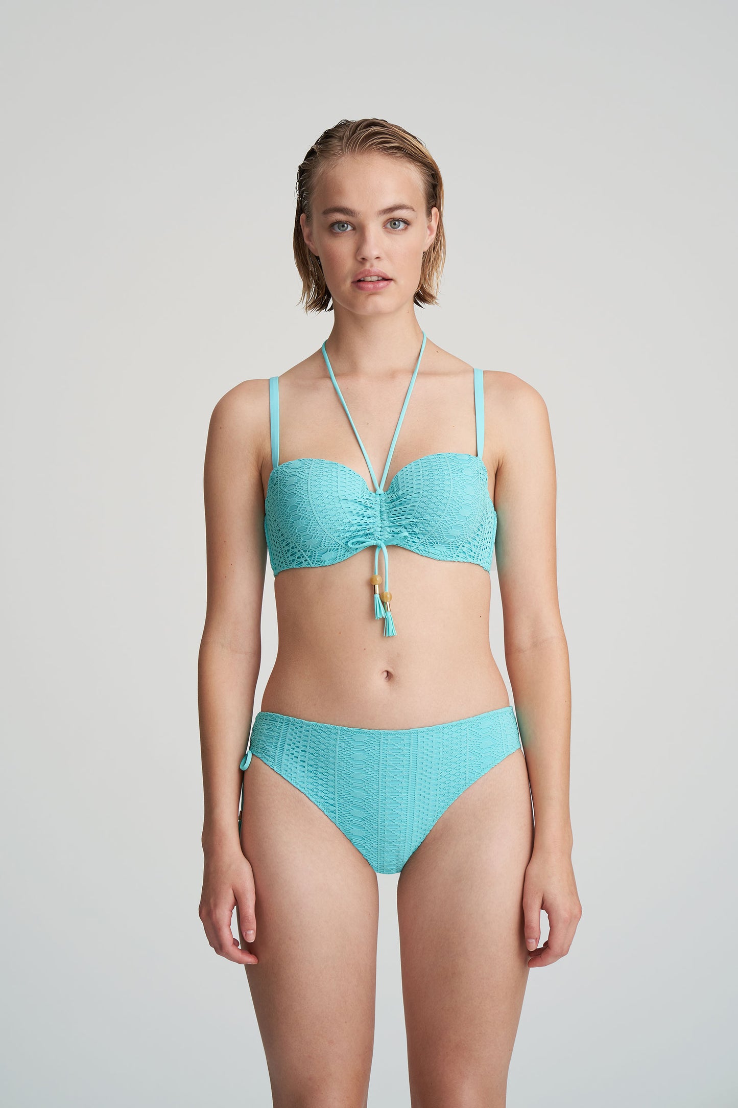 Marie Jo Swim Julia strapless bikini met mousse aruba blue