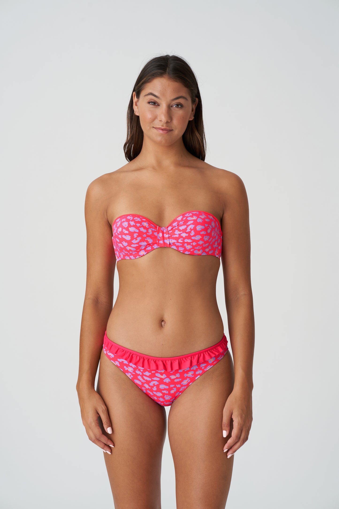 Marie Jo Swim La gomera voorgevormde bikini strapless deep sea coral