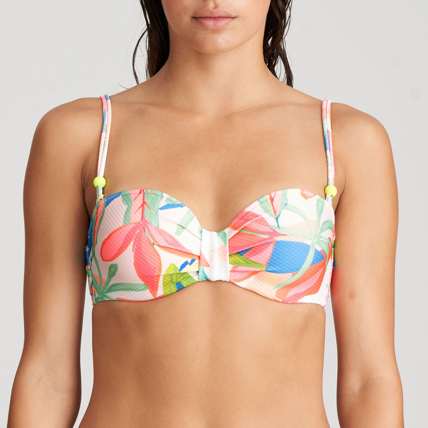Marie Jo Swim Tarifa voorgevormde bikini strapless Tropical blossom