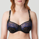 PrimaDonna Cheyney balconette bh verticale naad Sultry Black - Lingerie Valentijn