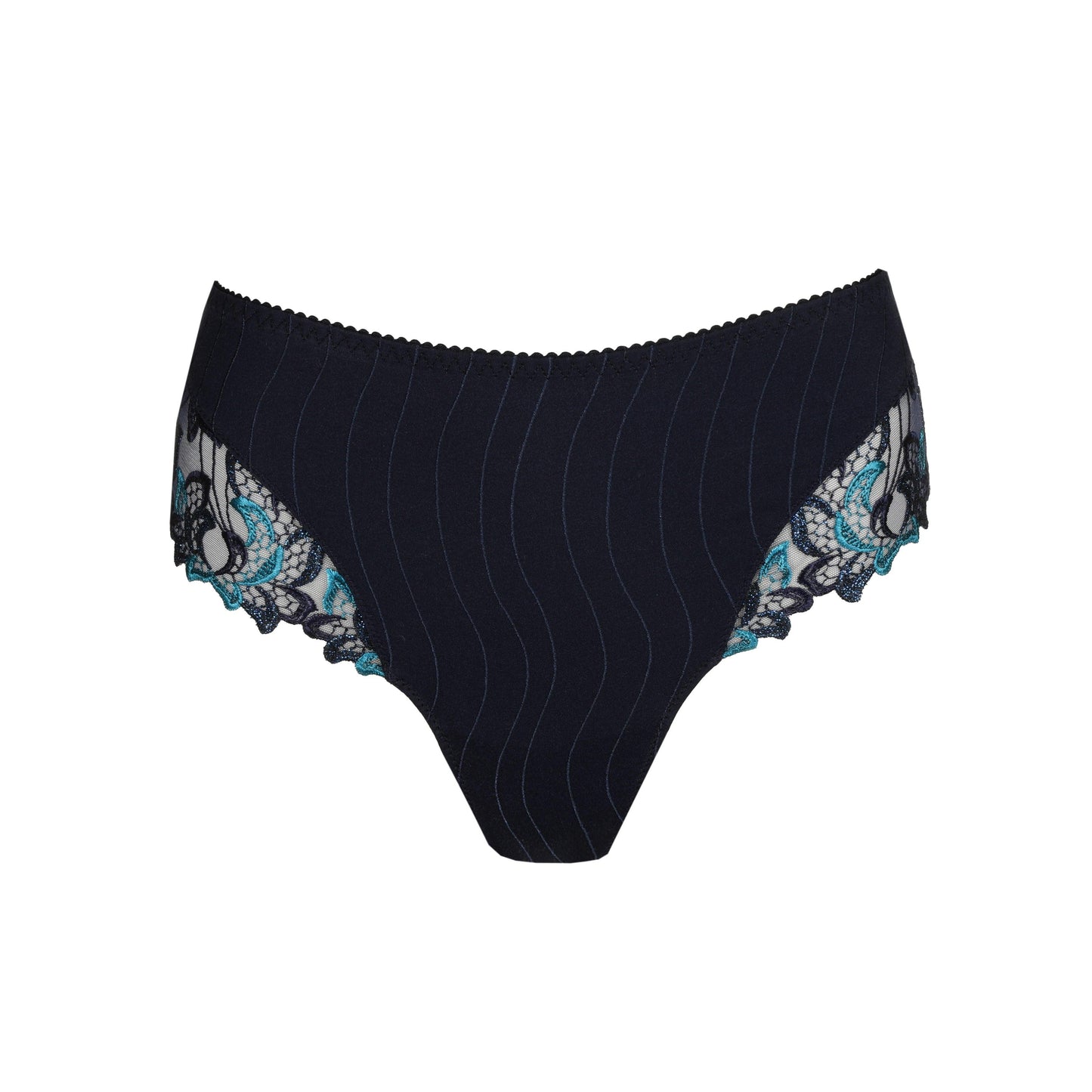 PrimaDonna Deauville luxe string velvet blue - Lingerie Valentijn