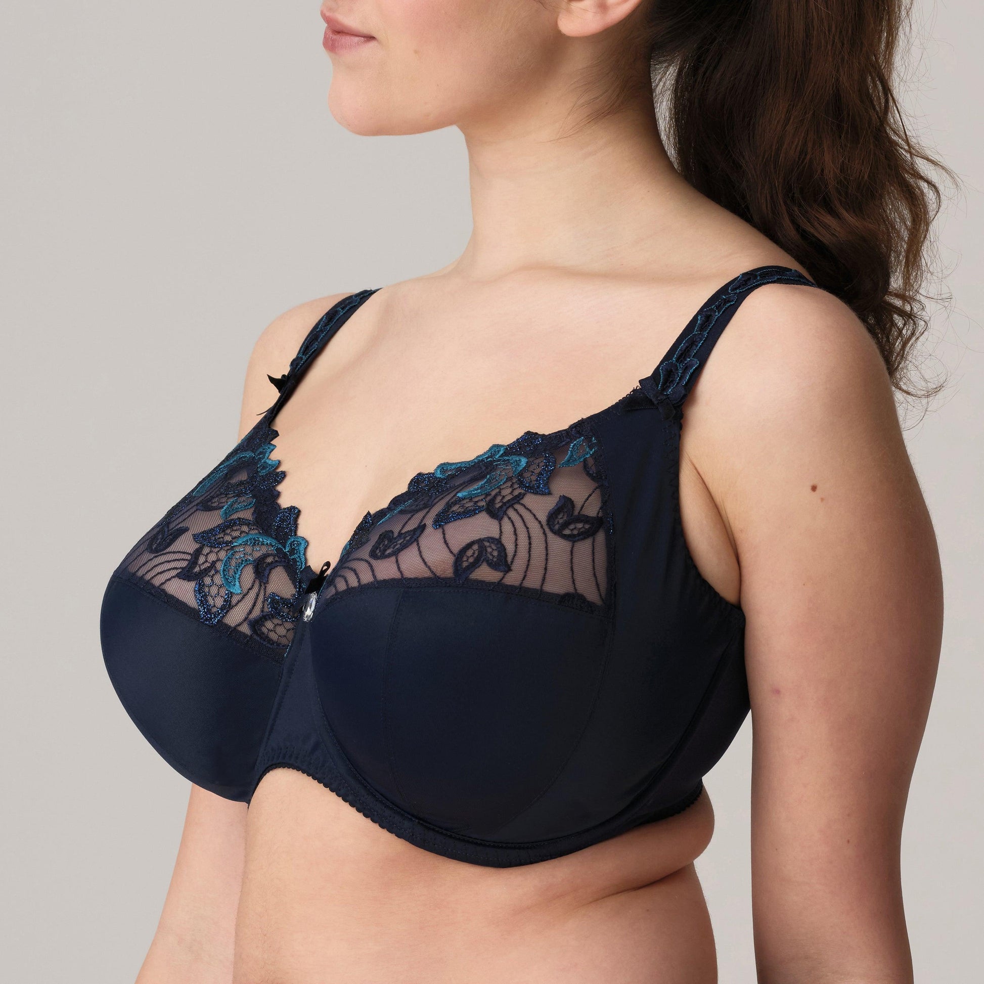 PrimaDonna Deauville volle cup bh velvet blue - Lingerie Valentijn