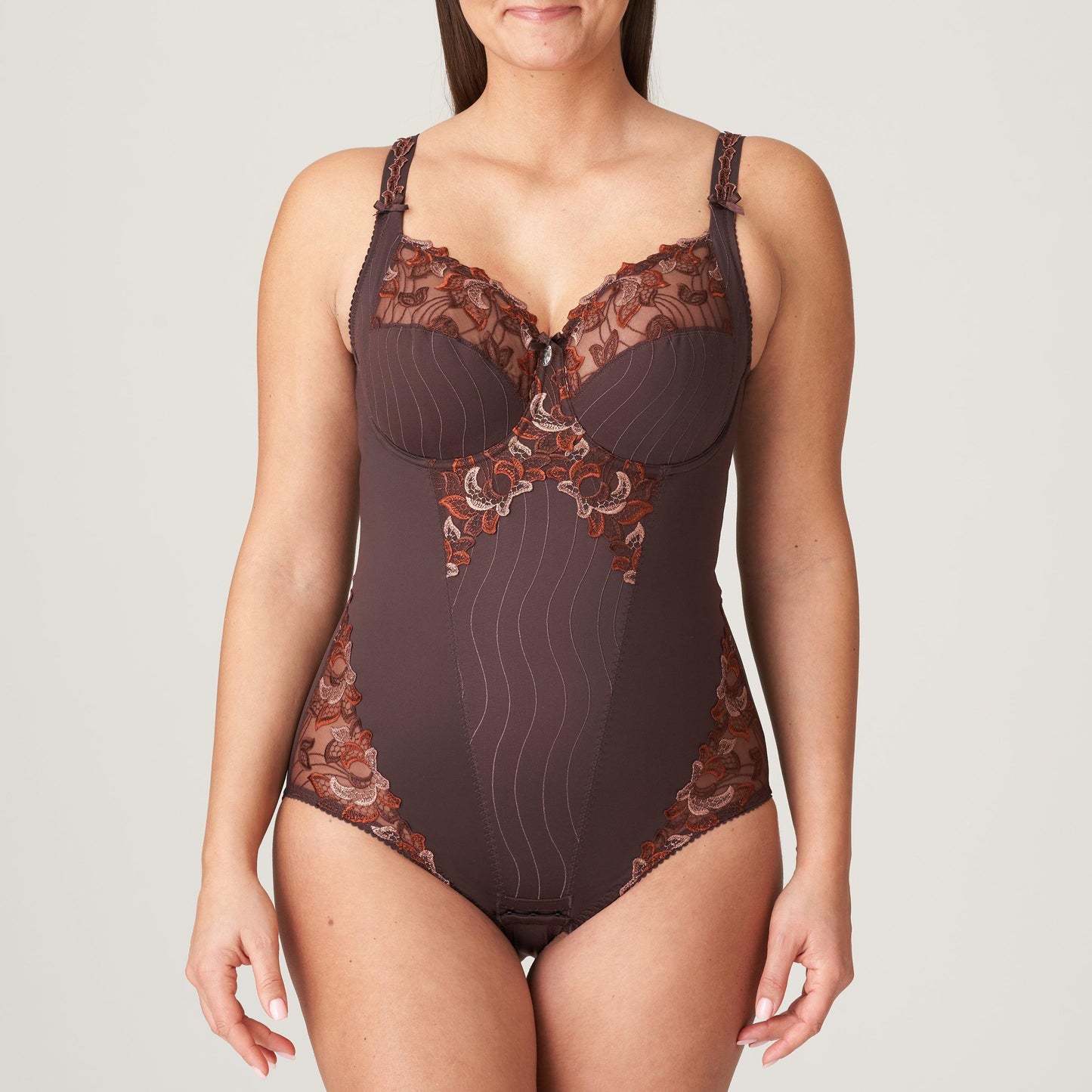 PrimaDonna Deauville volle cup body Ristretto - Lingerie Valentijn