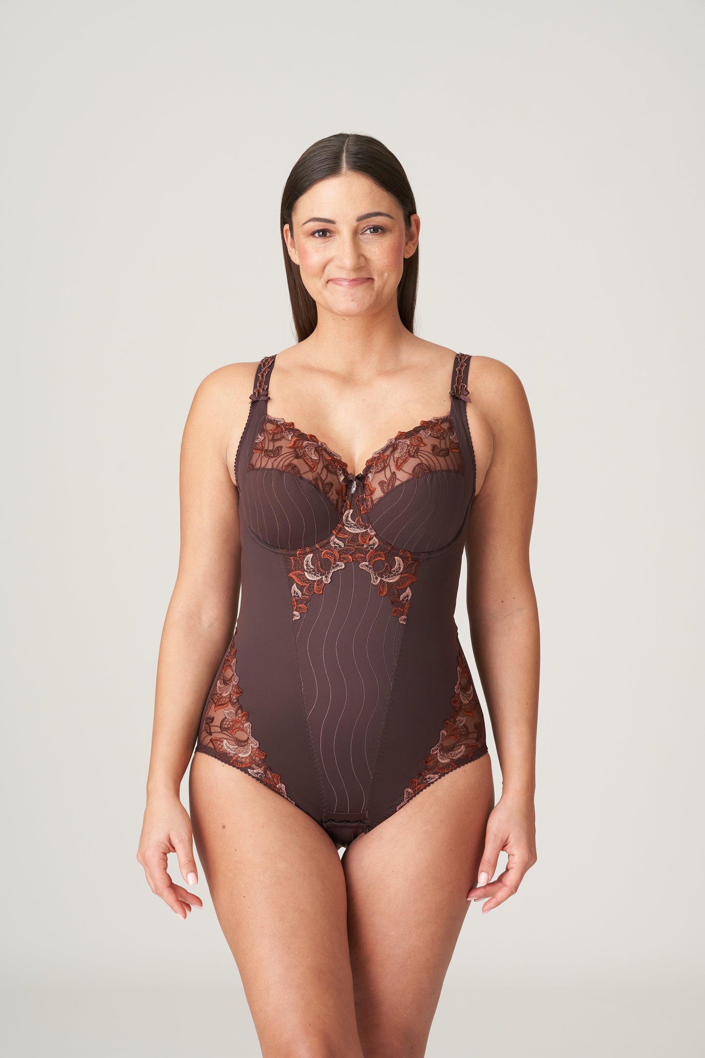 PrimaDonna Deauville volle cup body Ristretto - Lingerie Valentijn