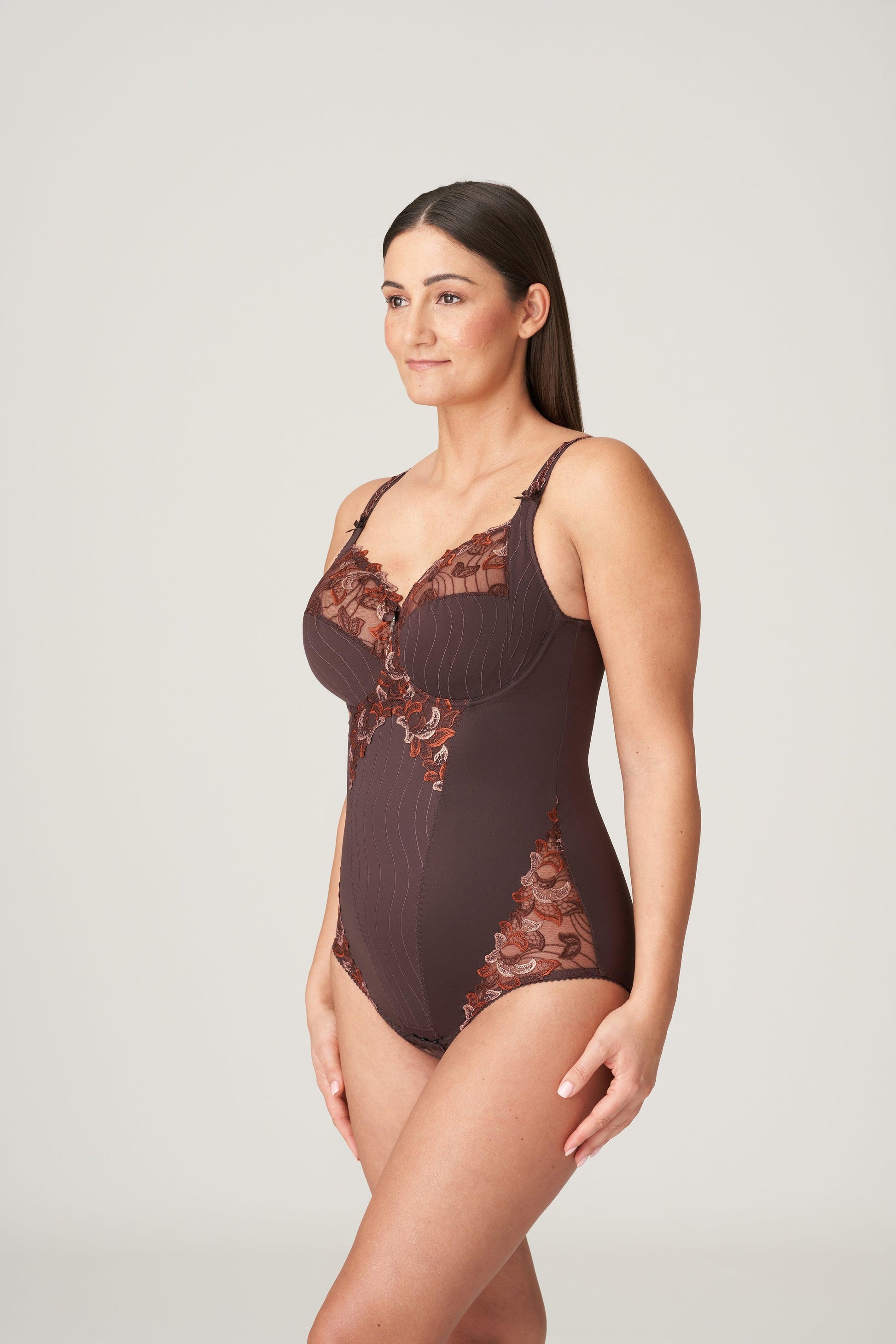 PrimaDonna Deauville volle cup body Ristretto - Lingerie Valentijn