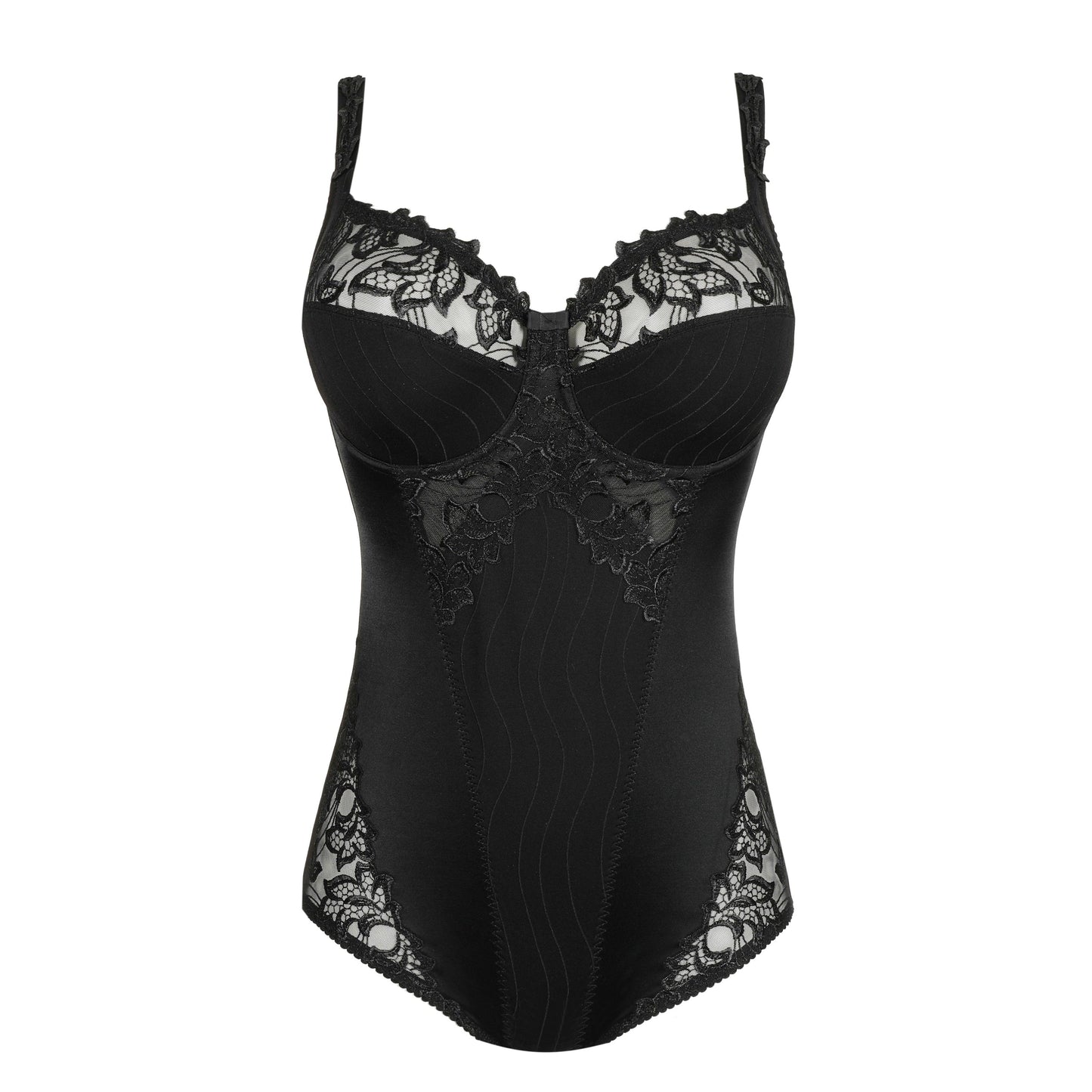 PrimaDonna Deauville volle cup body zwart - Lingerie Valentijn