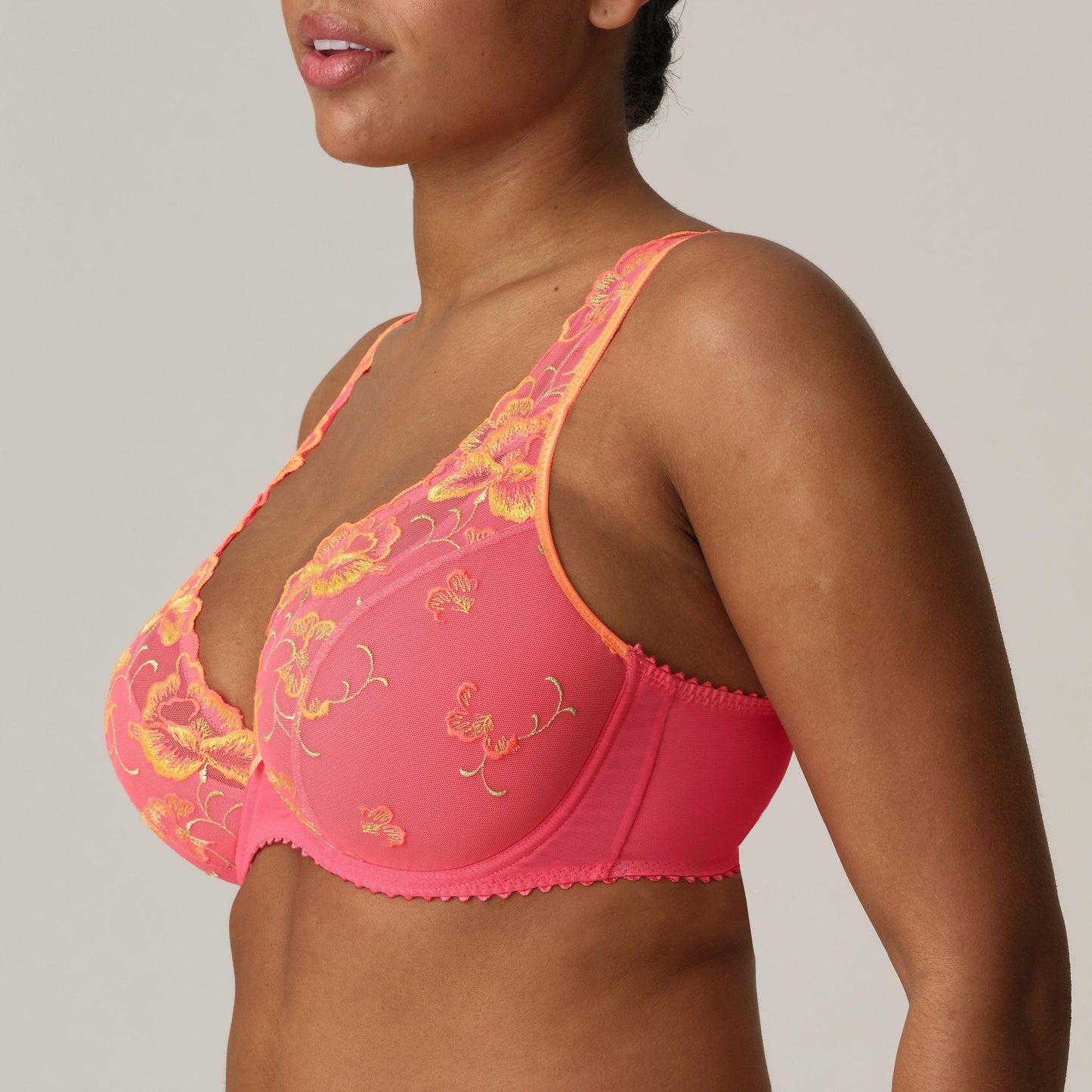 PrimaDonna Devdaha plunge bh halve mousse cups tropicana - Lingerie Valentijn