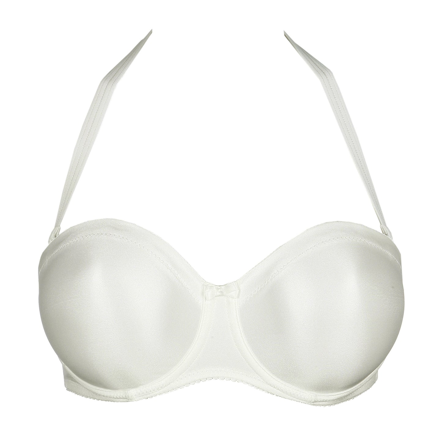 PrimaDonna Satin strapless bh zonder mousse natuur