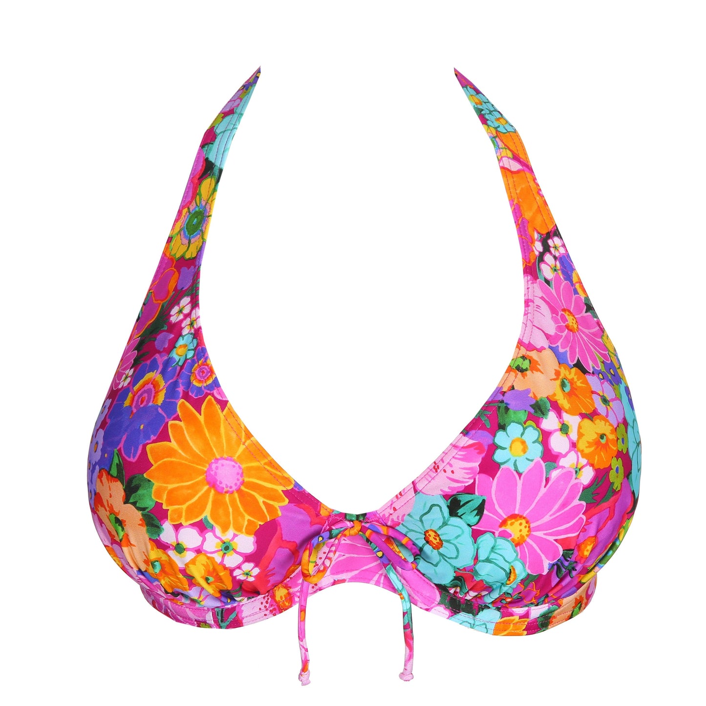 PrimaDonna Swim Najac plunge bikini halve mousse cup Floral Explosion - Lingerie Valentijn