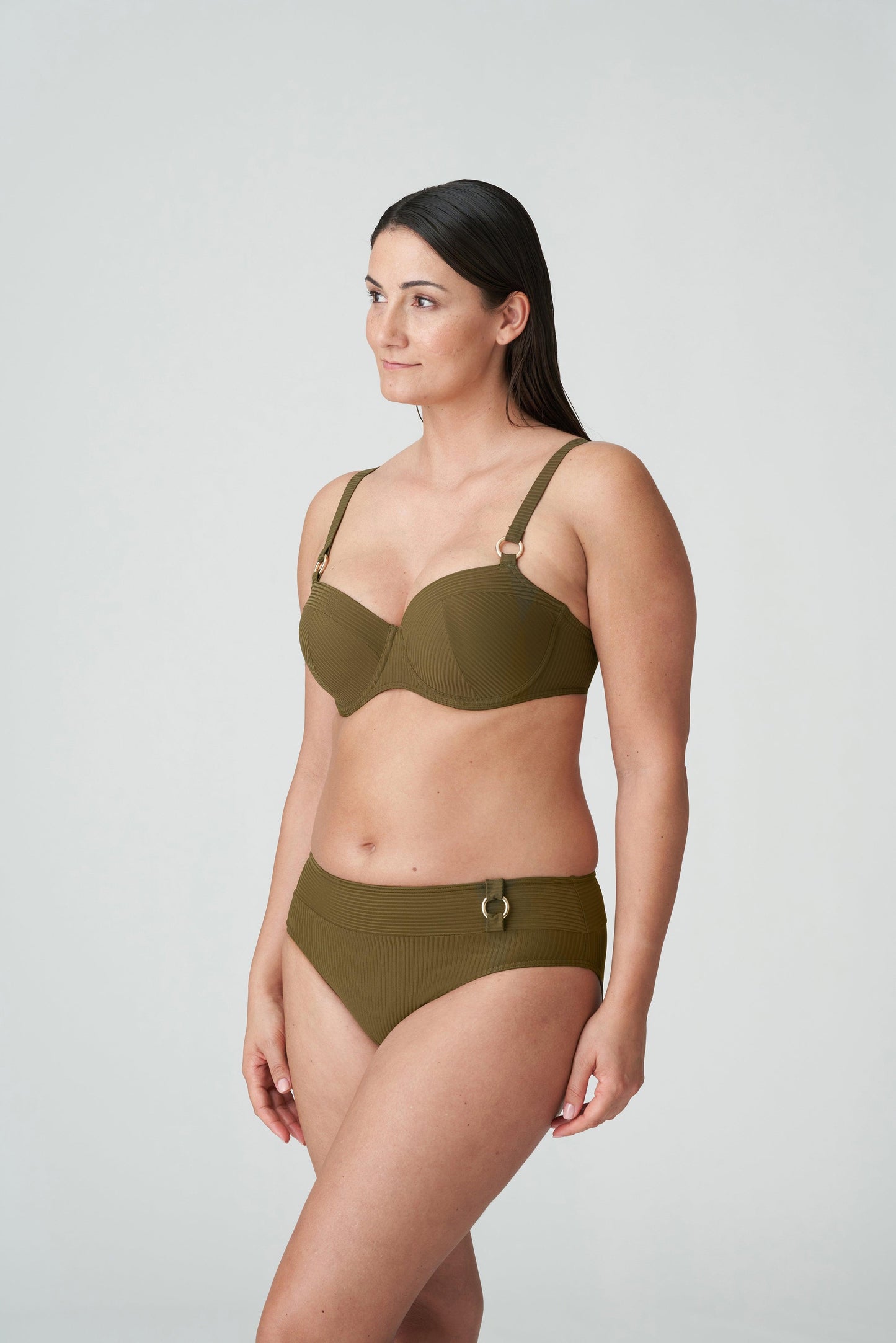 PrimaDonna Swim Sahara bikini tailleslip olijf - Lingerie Valentijn