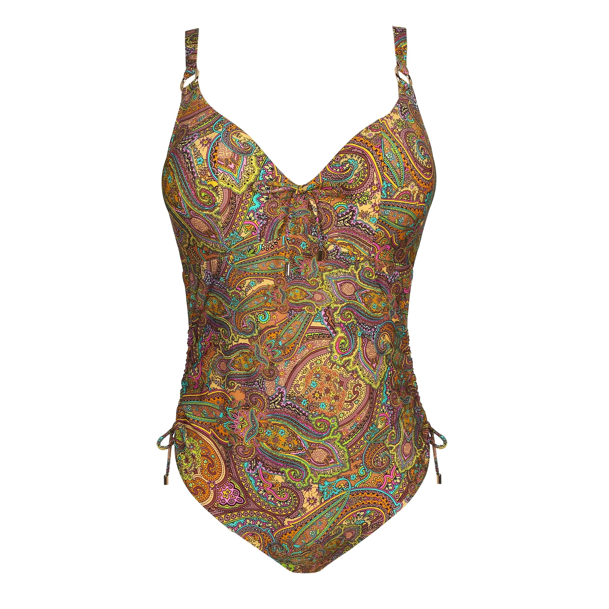 PrimaDonna Swim Sakarun plunge badpak Sunny Paisley - Lingerie Valentijn