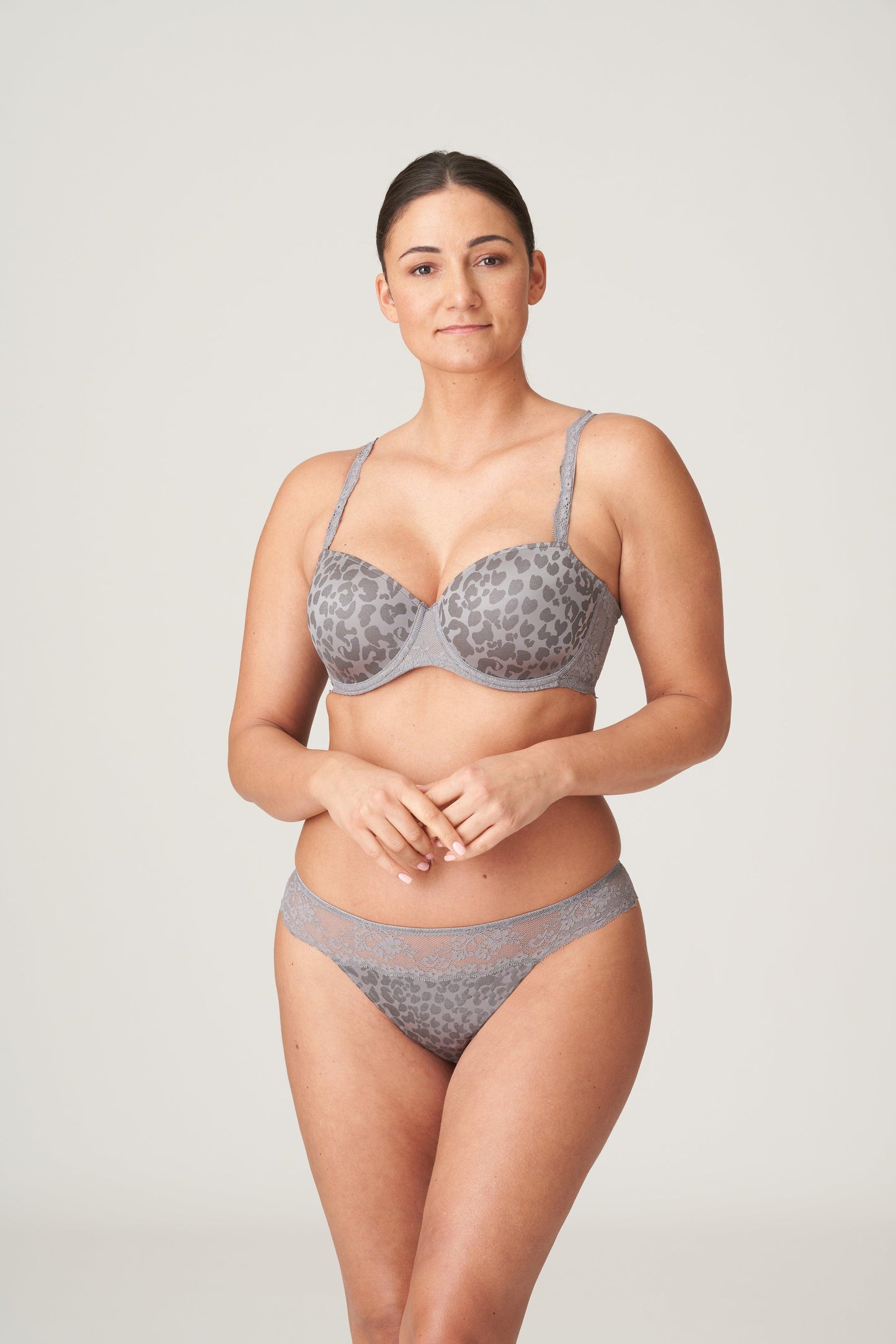 PrimaDonna Twist Cobble hill string Fifties Grey - Lingerie Valentijn