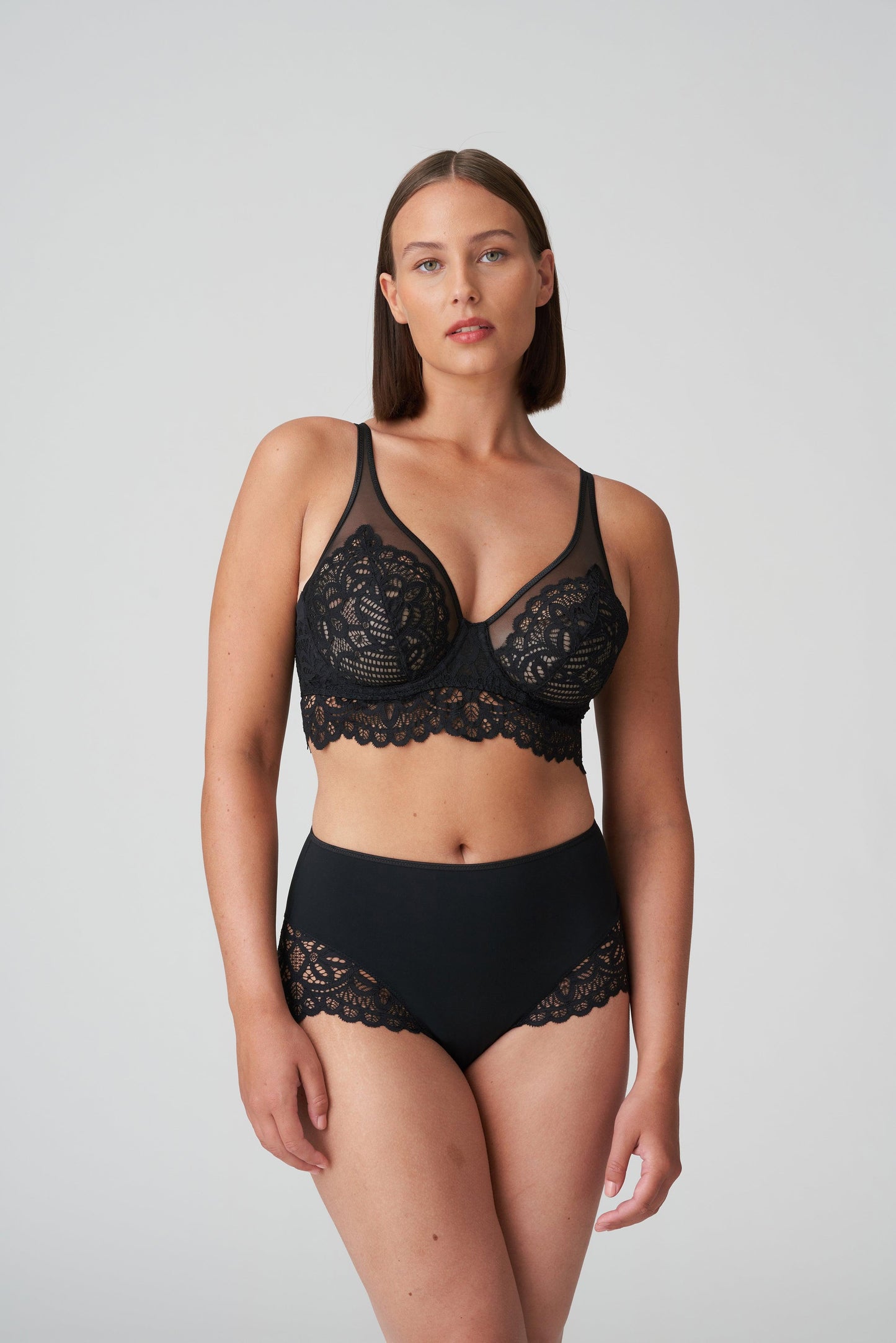 PrimaDonna Twist First night tailleslip zwart - Lingerie Valentijn