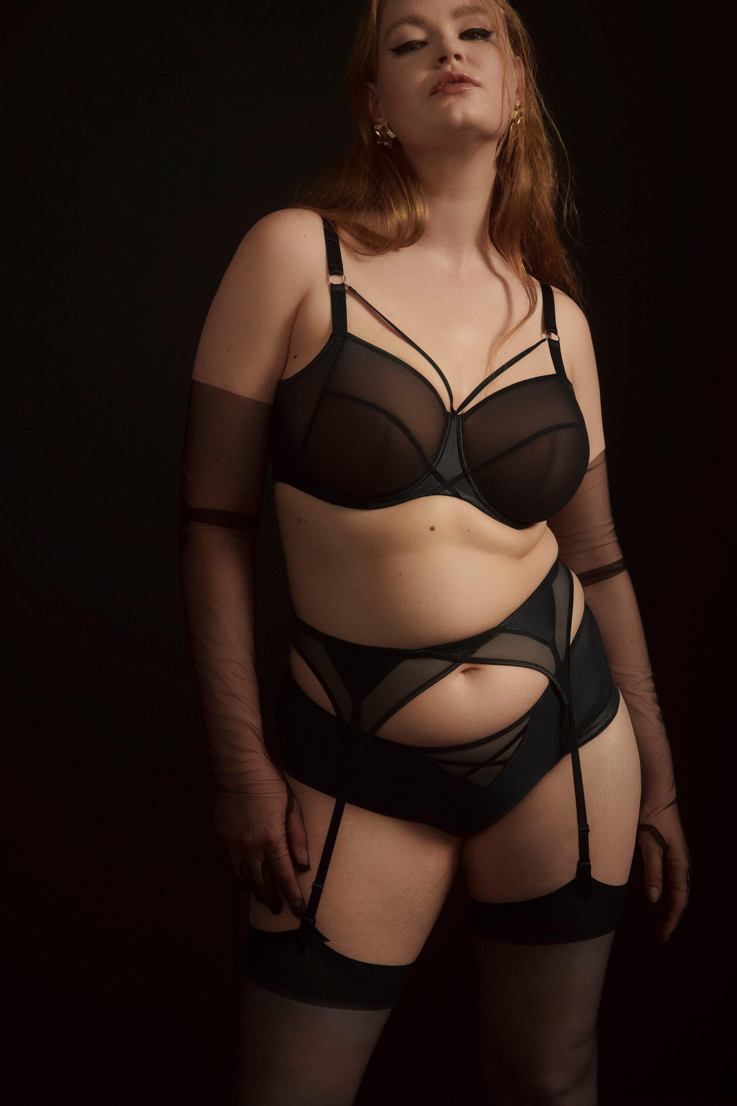 PrimaDonna Twist Zipolite jarretelgordel zwart - Lingerie Valentijn