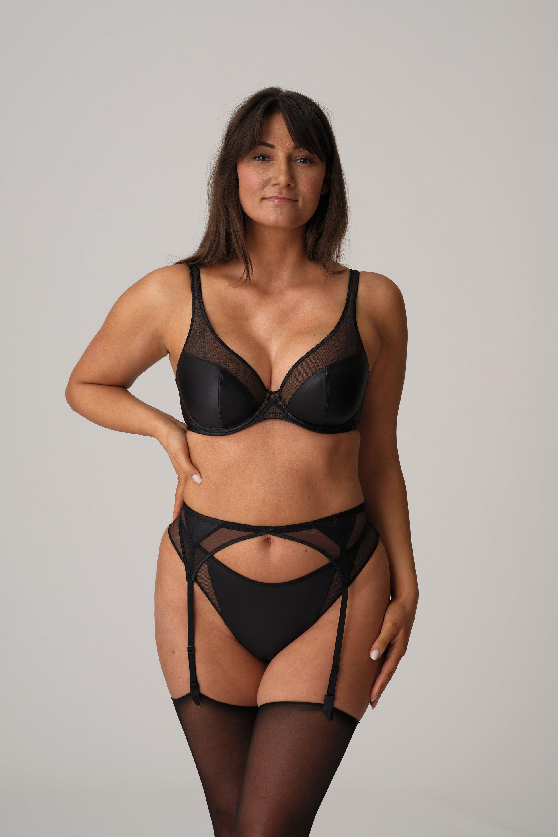 PrimaDonna Twist Zipolite jarretelgordel zwart - Lingerie Valentijn