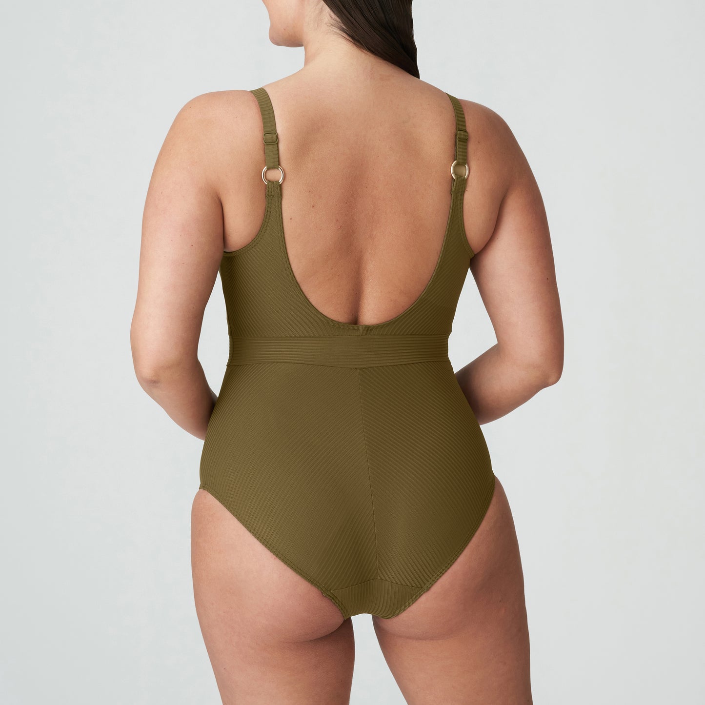 PrimaDonna Swim Sahara voorgevormd badpak beugelloos olijf