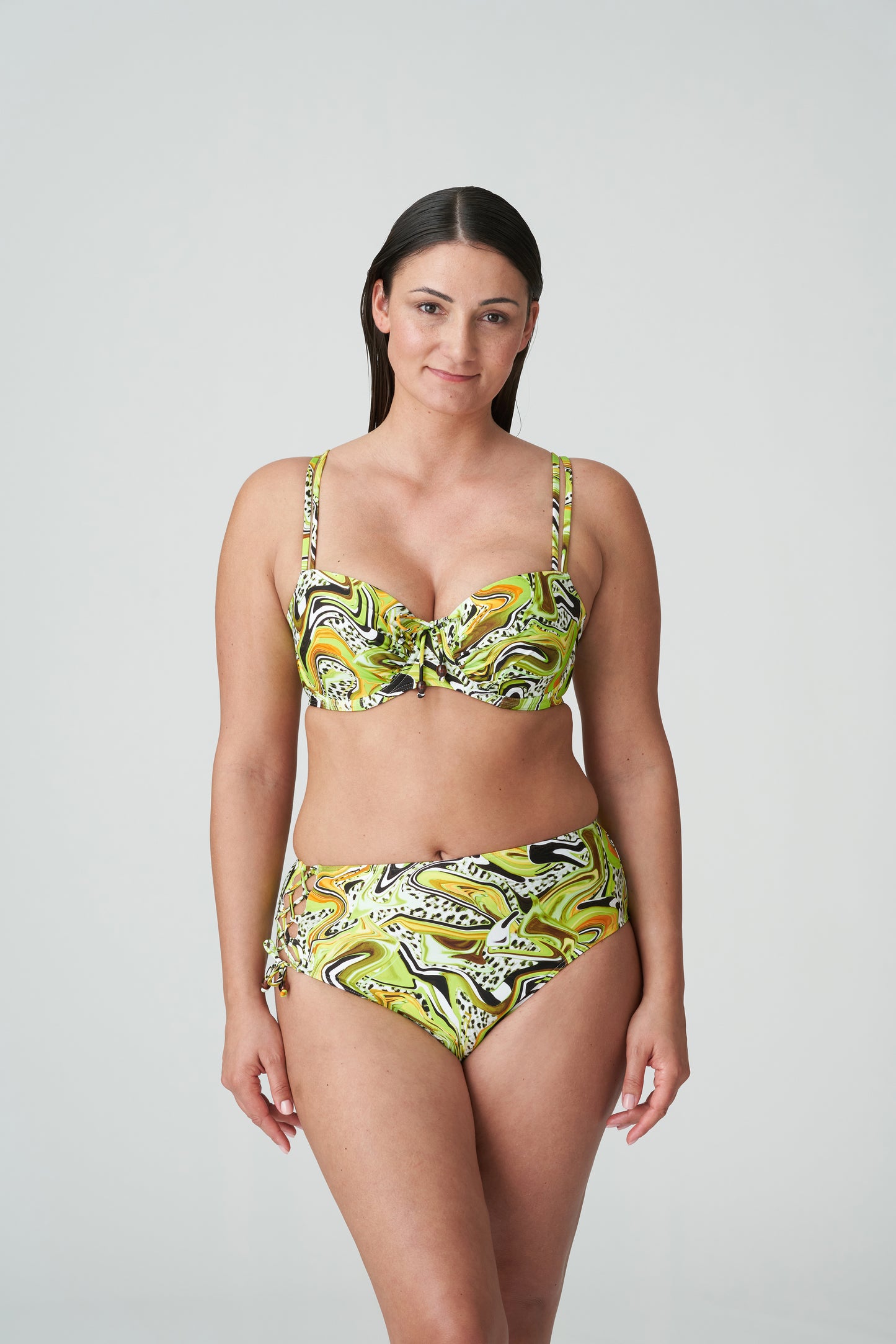 PrimaDonna Swim Jaguarau voorgevormde balconette bikini Lime swirl