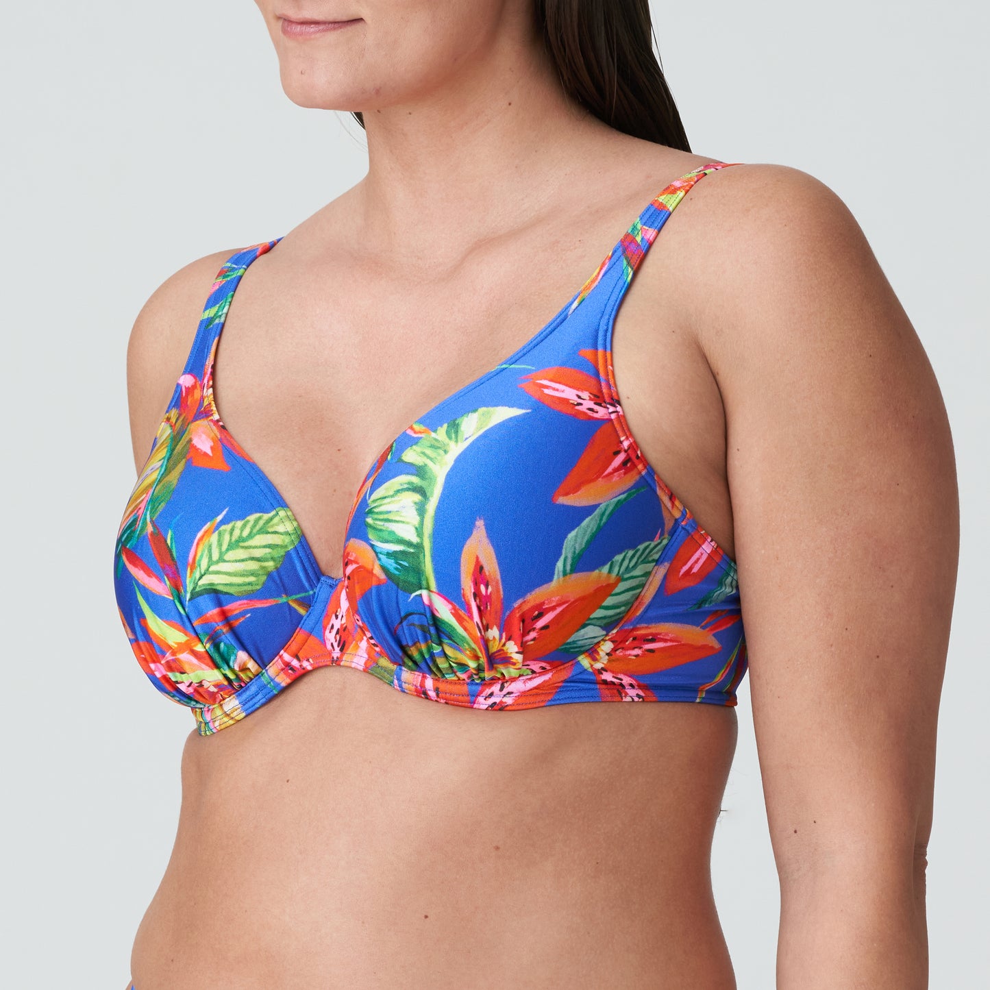 PrimaDonna Swim Latakia plunge bikini halve mousse cup Tropical Rainforest