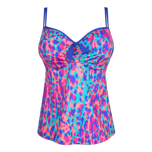 PrimaDonna Swim Karpen voorgevormde volle cup tankini Electric Blue