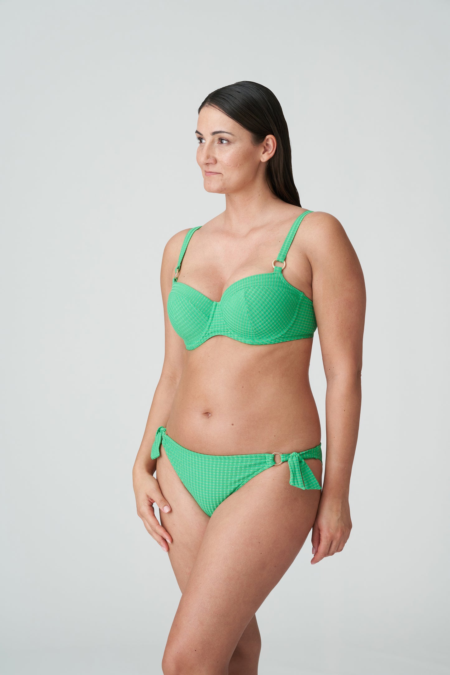 PrimaDonna Swim Maringa bikini heupslip met koordjes Lush Green