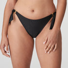 PrimaDonna Swim Solta bikini heupslip met koordjes zwart