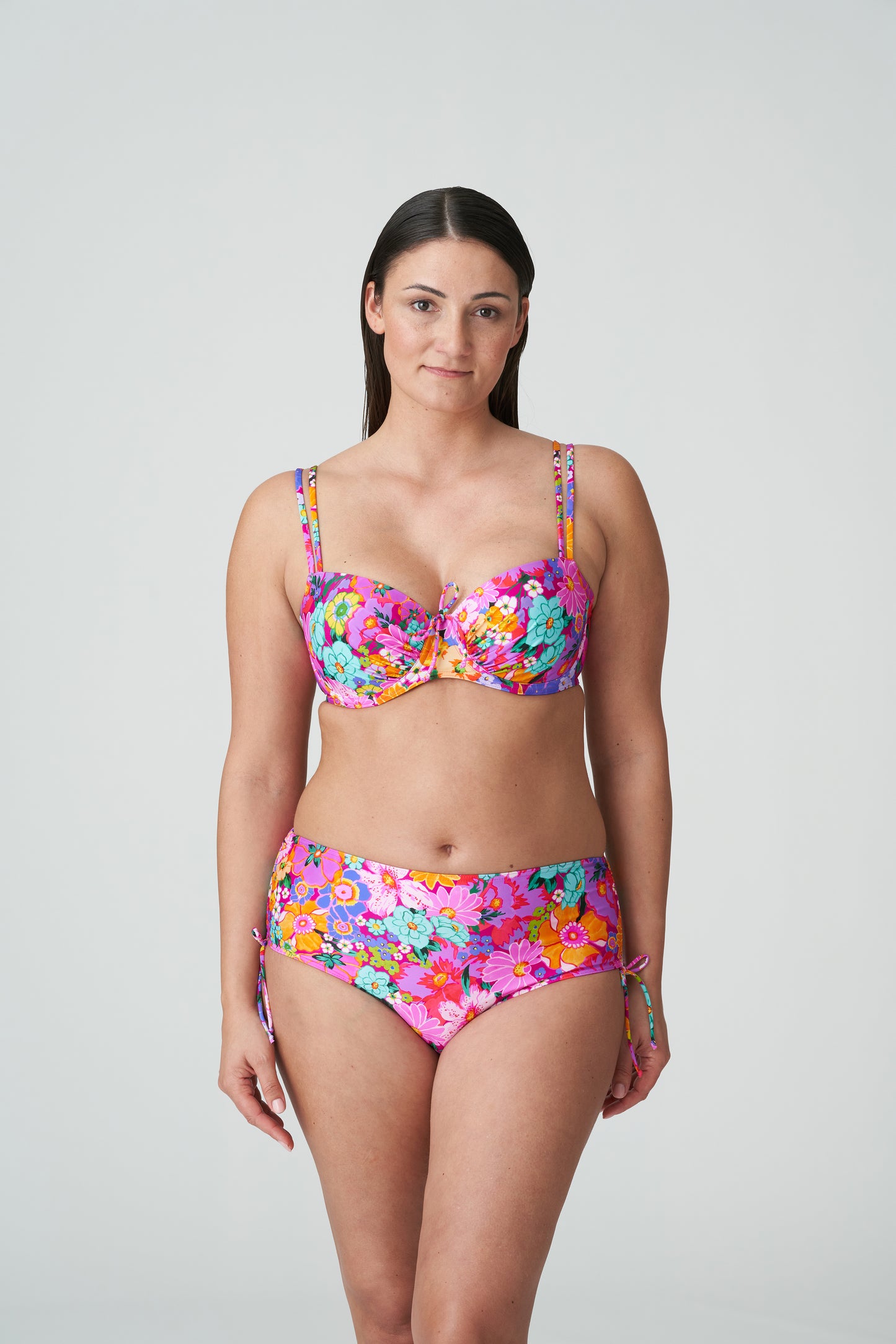 PrimaDonna Swim Najac bikini tailleslip met koordjes Floral Explosion