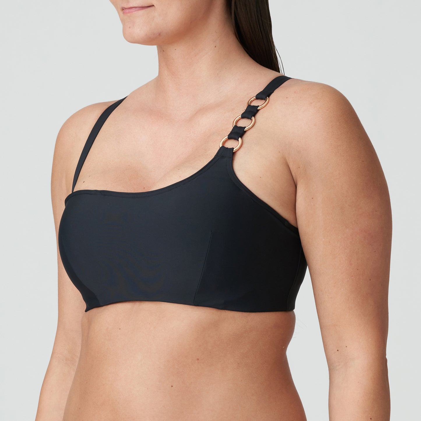 PrimaDonna Swim Damietta voorgevormde bikini strapless zwart