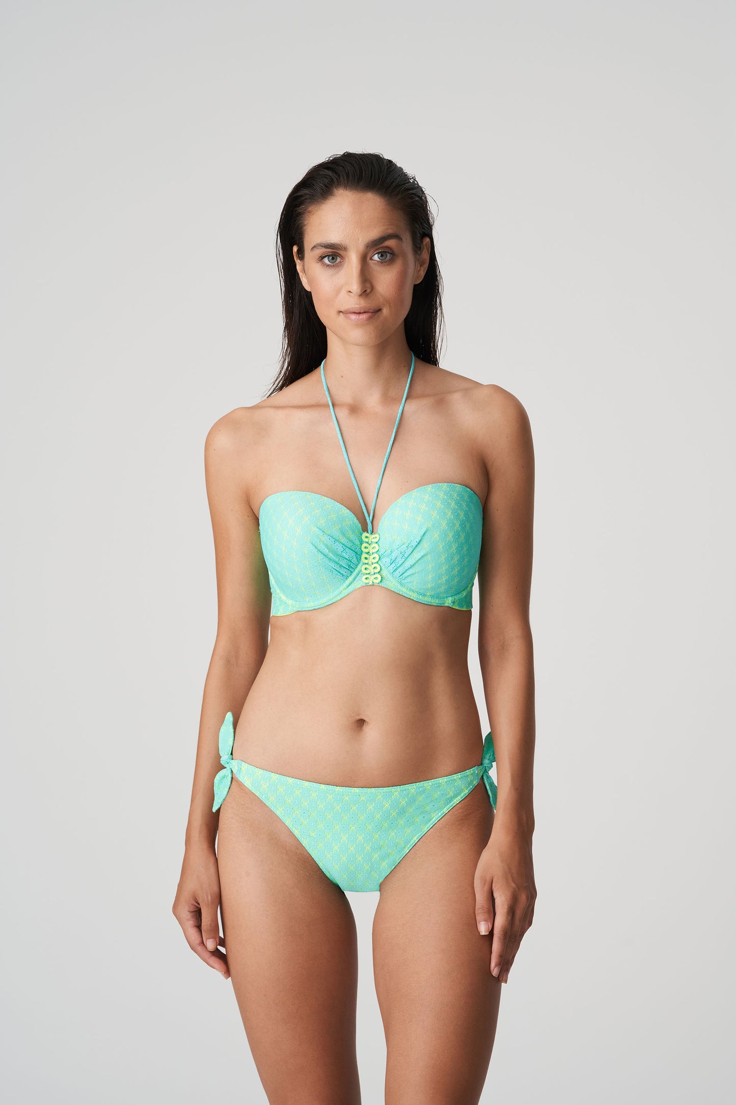 PrimaDonna Swim Rimatara strapless bikini met mousse aruba blue