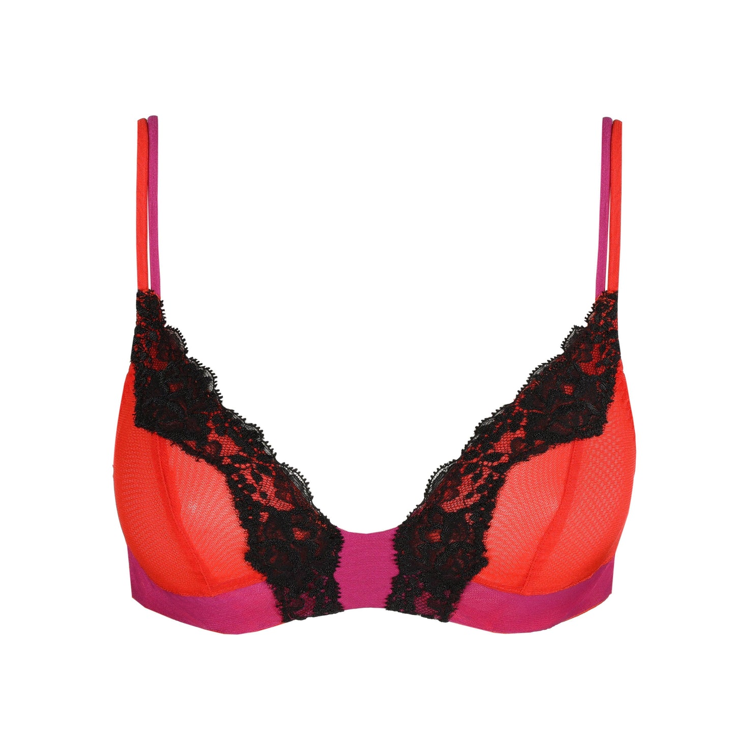 Sarda Bremer plunge bh hot lava - Lingerie Valentijn