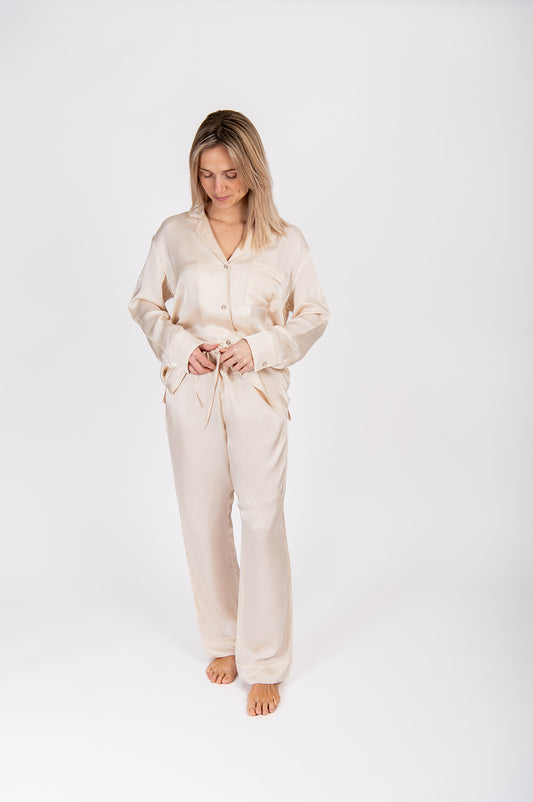 Love Stories Weekend pyjamabroek - off white