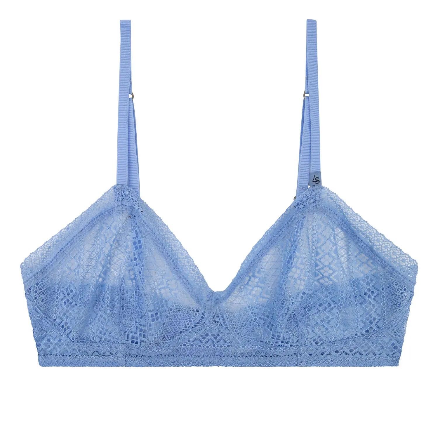 Love Stories Janis Bralette - blue - Lingerie Valentijn