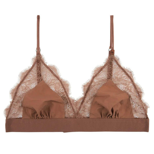 Love Stories Love Lace Bralette - medium brown - Lingerie Valentijn