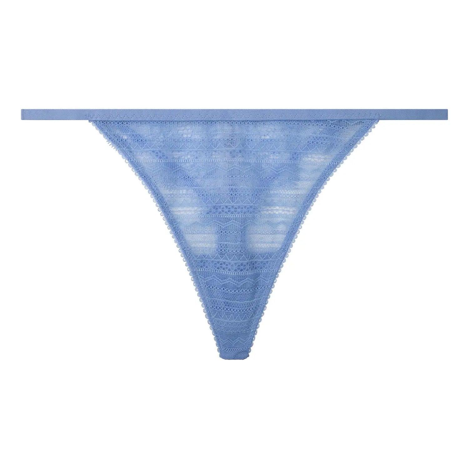 Love Stories Roomservice stringslip - blue - Lingerie Valentijn