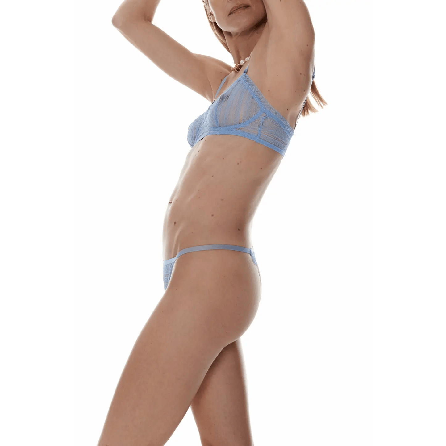 Love Stories Roomservice stringslip - blue - Lingerie Valentijn