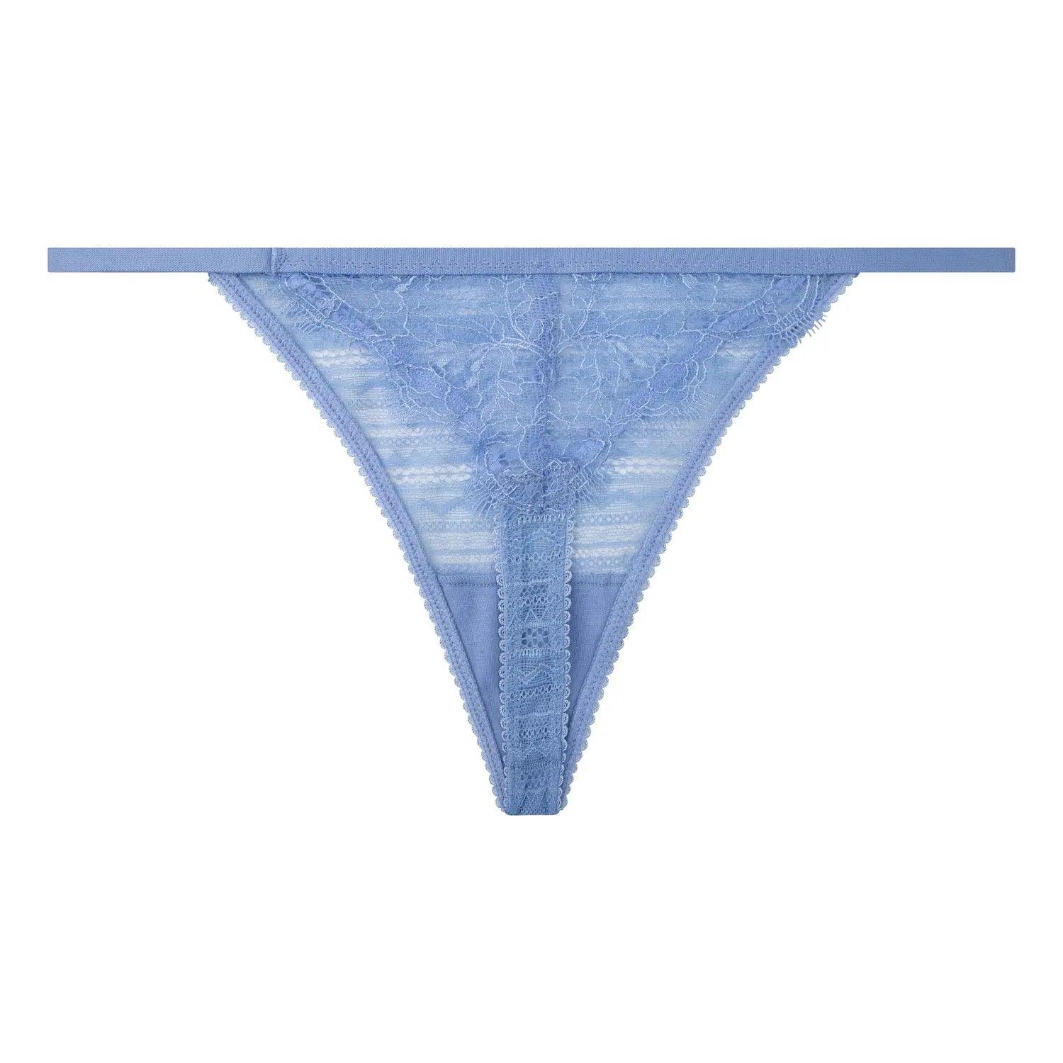 Love Stories Roomservice stringslip - blue - Lingerie Valentijn